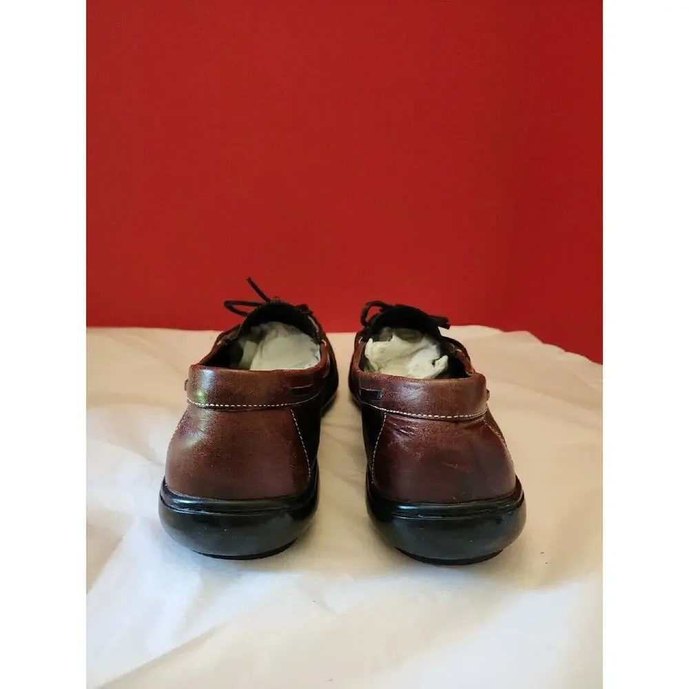 COLE HAAN MOCCASIN LOAFER C08940 BROWN LEATHER SIZE 12 M